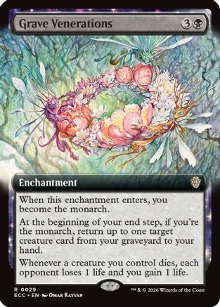 Grave Venerations (Extended Art) (ECC-029) - Commander: Lorwyn Eclipsed