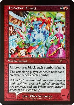 Invasion Plans (SLD-7107) - Secret Lair Drop Series Foil