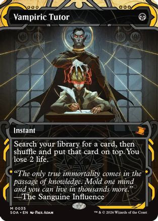 Vampiric Tutor (SOA-035) - Secrets of Strixhaven: Mystical Archive