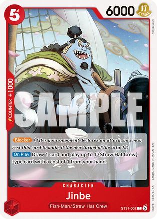Jinbe (ST31-002) - Starter Deck 31: RED Monkey.D.Luffy