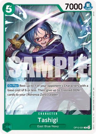 Tashigi (OP12-031) - Starter Deck 32: GREEN Roronoa Zoro