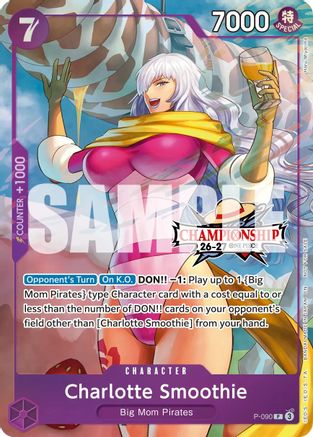 Charlotte Smoothie (CS 26-27 Event Pack) (P-090) - One Piece Promotion Cards Foil