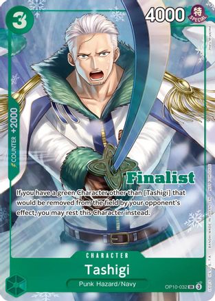 Tashigi (Finalist Card Set Vol.1) (OP10-032) - One Piece Promotion Cards Foil