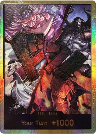 DON!! Card (Alternate Art) (The Four Emperors) - The World's Strongest Warriors Foil