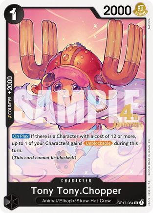 Tony Tony.Chopper (OP17-084) - The World's Strongest Warriors Release Event Cards
