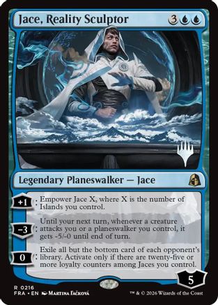 Jace, Reality Sculptor (PPFRA-216) - Promo Pack: Reality Fracture Foil