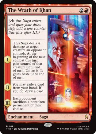 The Wrath of Khan (TRK-181) - Star Trek