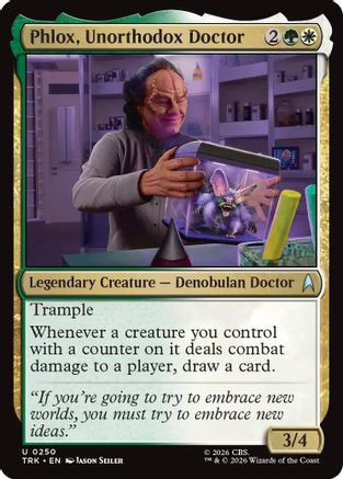 Phlox, Unorthodox Doctor (TRK-250) - Star Trek Foil