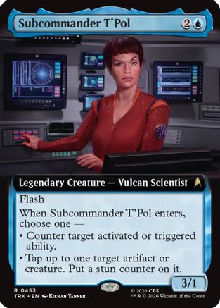 Subcommander T'Pol (Extended Art) (TRK-453) - Star Trek