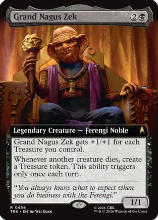 Grand Nagus Zek (Extended Art) (TRK-458) - Star Trek