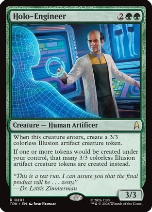 Holo-Engineer (TRK-201) - Star Trek Foil