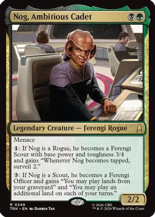 Nog, Ambitious Cadet (TRK-249) - Star Trek Foil