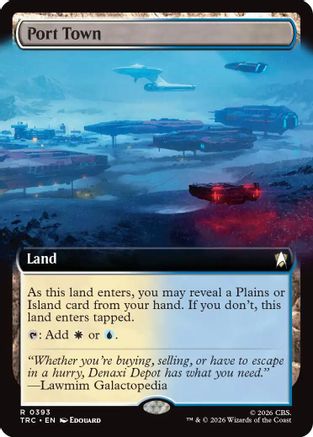 Port Town (Extended Art) (TRC-393) - Commander: Star Trek
