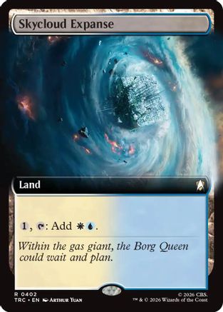 Skycloud Expanse (Extended Art) (TRC-402) - Commander: Star Trek