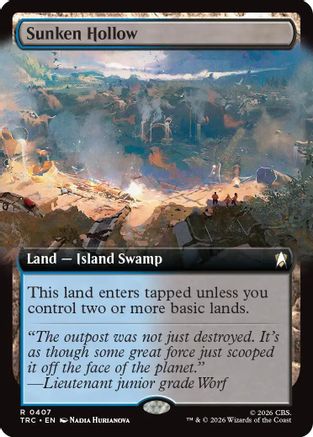 Sunken Hollow (Extended Art) (TRC-407) - Commander: Star Trek