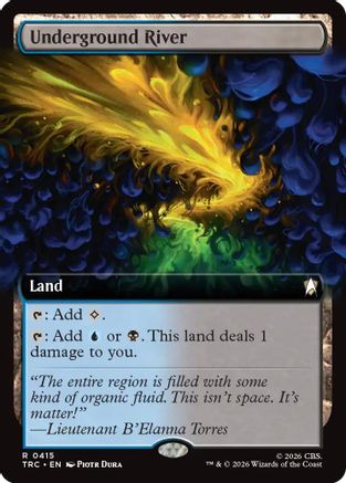 Underground River (Extended Art) (TRC-415) - Commander: Star Trek