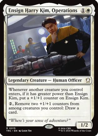 Ensign Harry Kim, Operations (TRC-015) - Commander: Star Trek