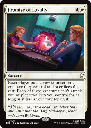 Promise of Loyalty (Surge Foil) (TRC-426) - Commander: Star Trek Foil