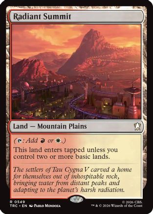 Radiant Summit (Surge Foil) (TRC-549) - Commander: Star Trek Foil