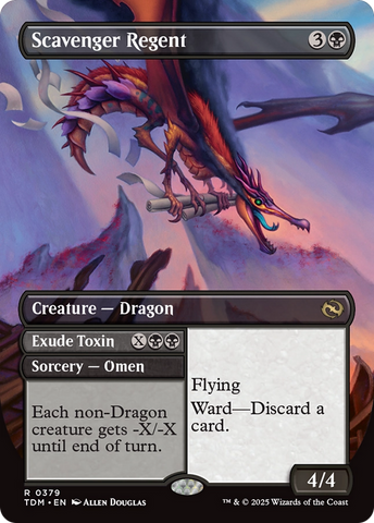 Scavenger Regent (Borderless) [Tarkir: Dragonstorm]