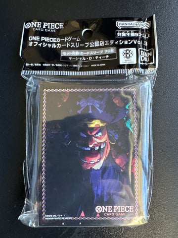 Bandai: 70ct Card Sleeves - Marshall.D.Teach (Limited)