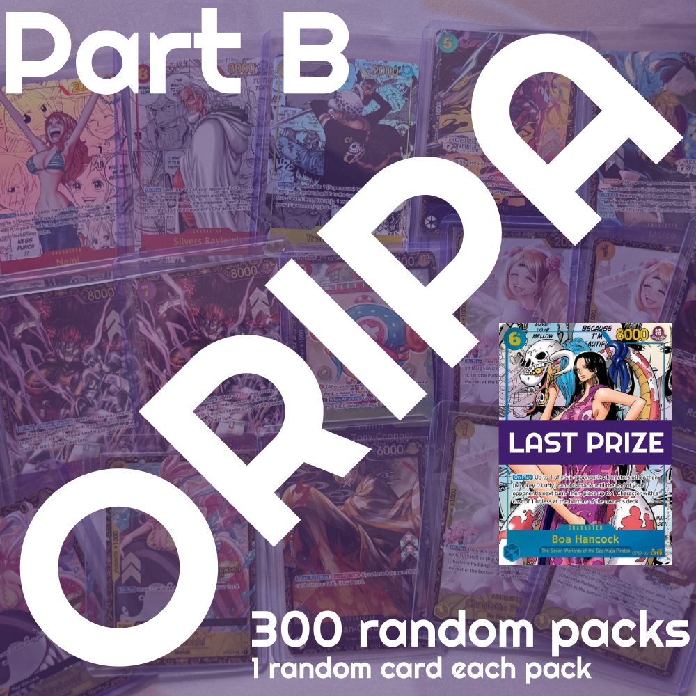 Original Pack - One Piece (300packs) - PART B