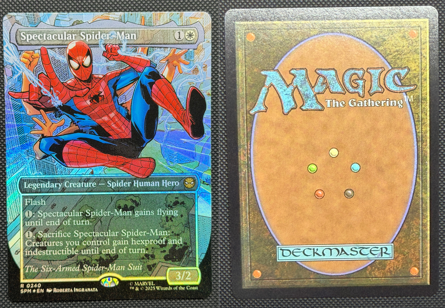 Spectacular Spider-Man (0240) (Borderless) (Textured Foil)