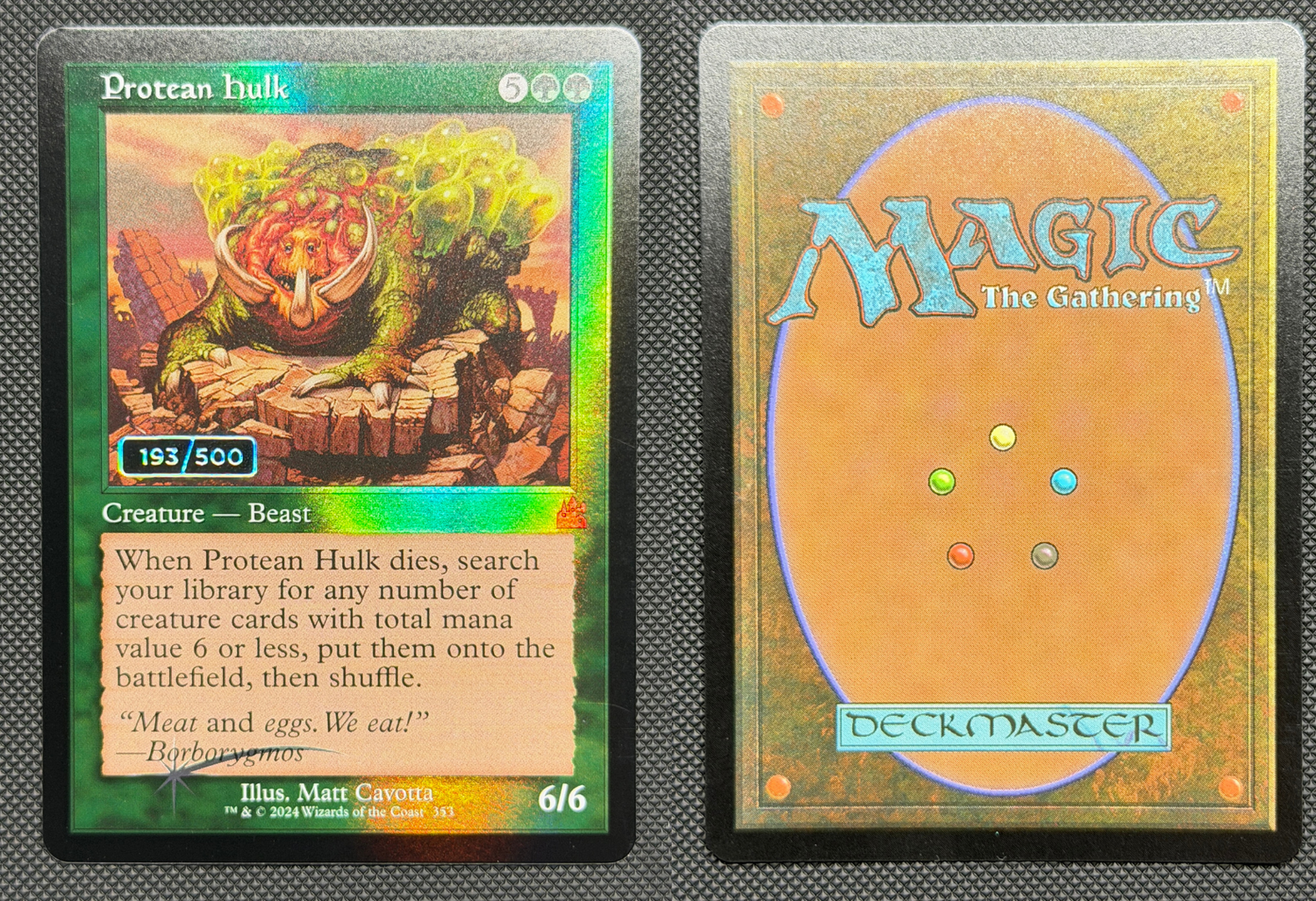 Protean Hulk Serial 193/500