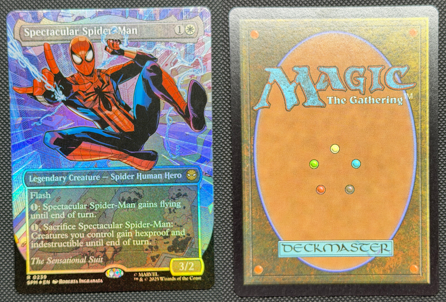 Spectacular Spider-Man (0239) (Borderless) (Textured Foil)