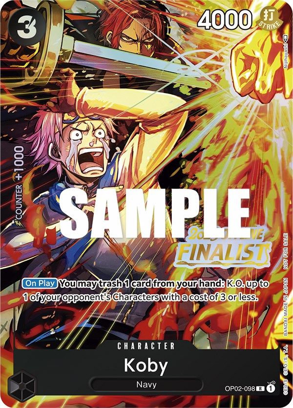 Koby (Offline Regional 2023) [Finalist] [One Piece Promotion Cards]