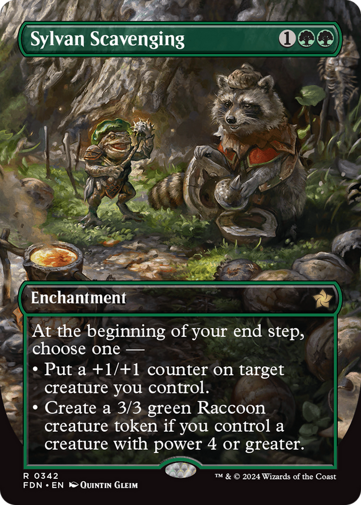 Sylvan Scavenging (Borderless) [Foundations]