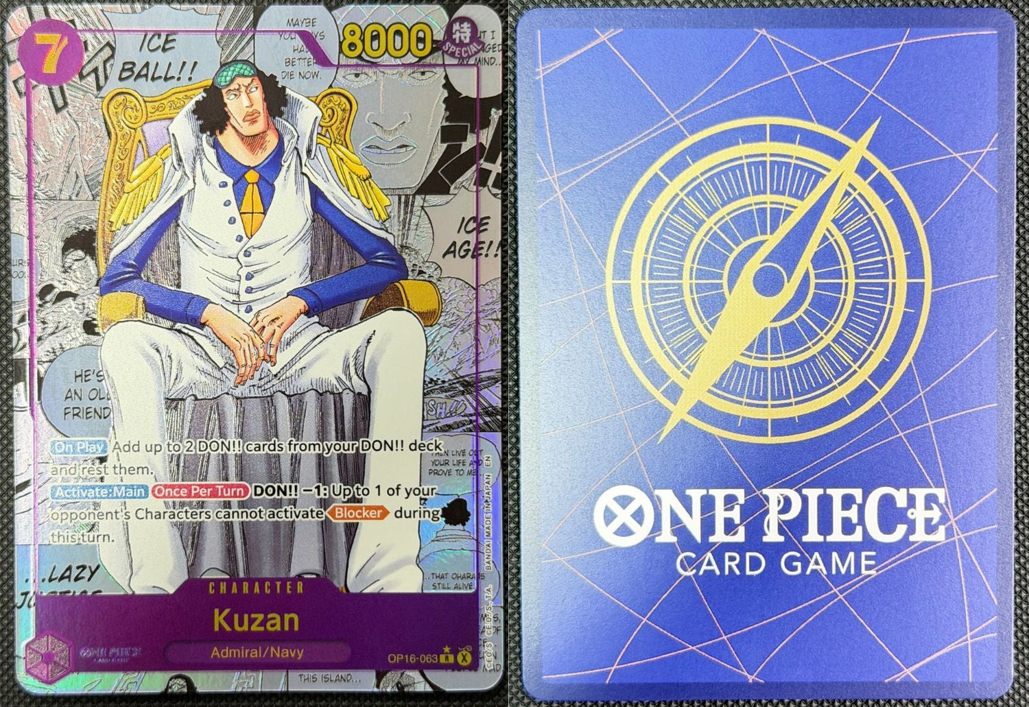 Kuzan (Manga) (OP16-063) - The Time of Battle Foil