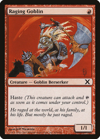 Raging Goblin [Tenth Edition]