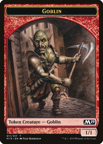 Zombie // Goblin Double-Sided Token (Game Night) [Core Set 2019 Tokens]