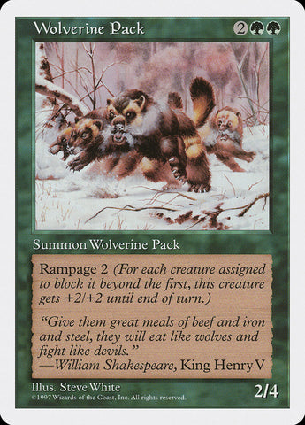 Wolverine Pack [Fifth Edition]